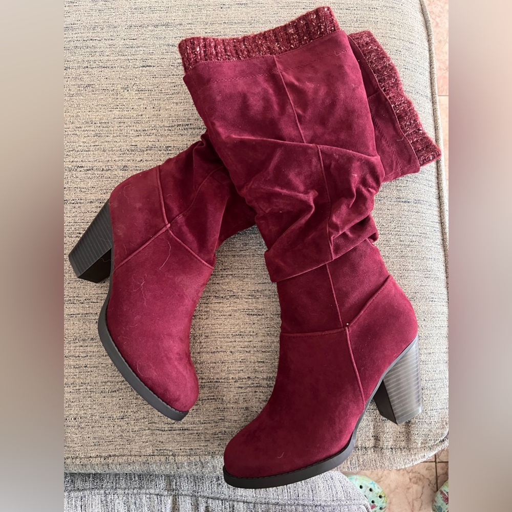 SHOEDAZZLE HEELED BOOTS